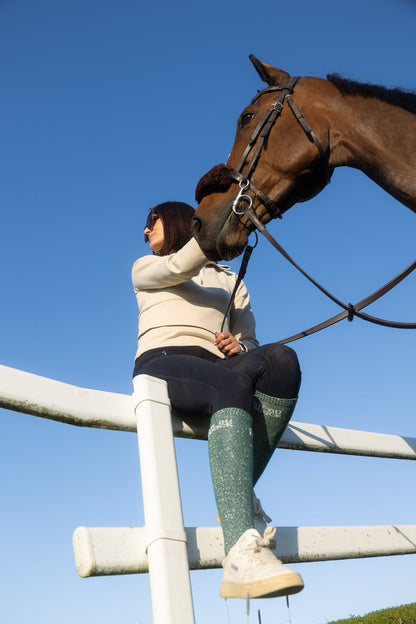 CHAUSSETTES STAR DU PADDOCK - VERT - Equislay