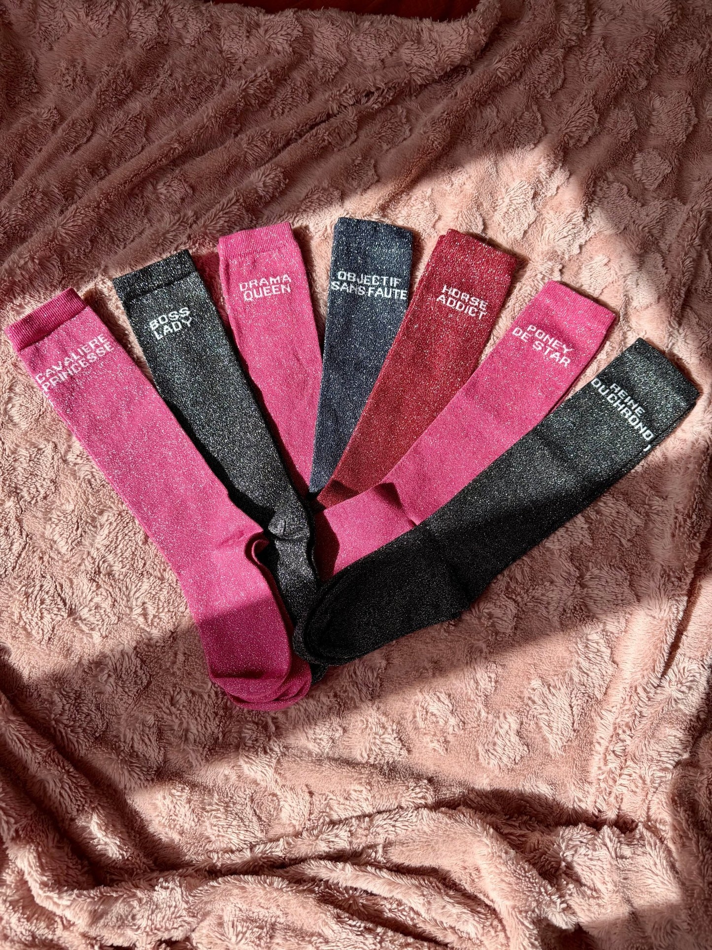 PACK 6 PAIRES - CHAUSSETTES PAILLETÉES - Equislay
