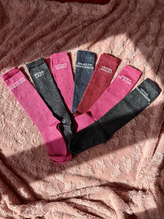 PACK 6 PAIRES - CHAUSSETTES PAILLETÉES - Equislay