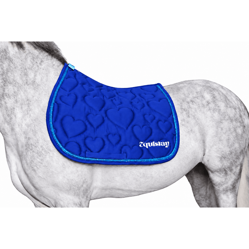 Tapis de selle CSO AMOUR – Bleu électrique - Equislay