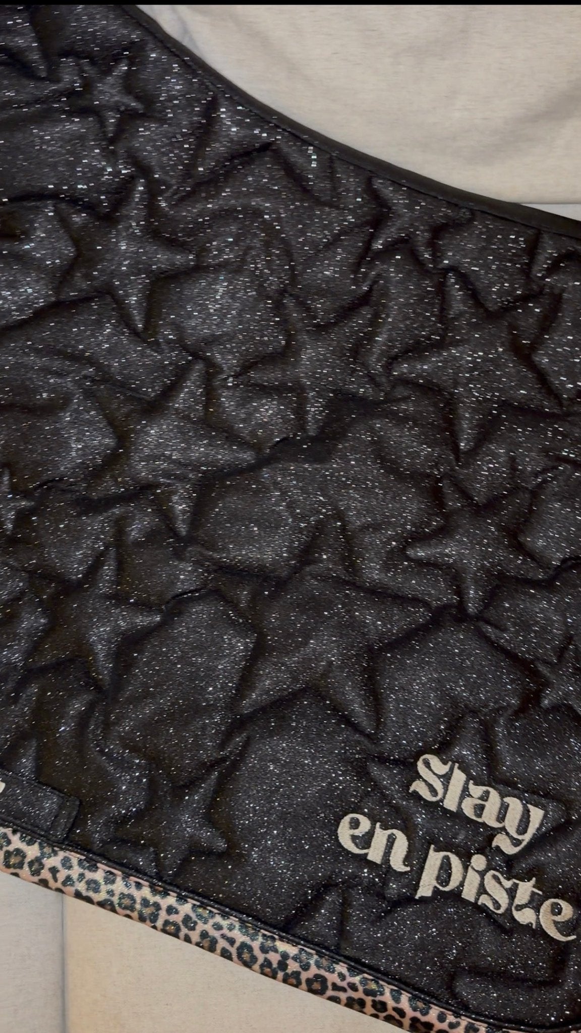 Tapis de Selle CSO Slay en piste LÉOPARD - Equislay
